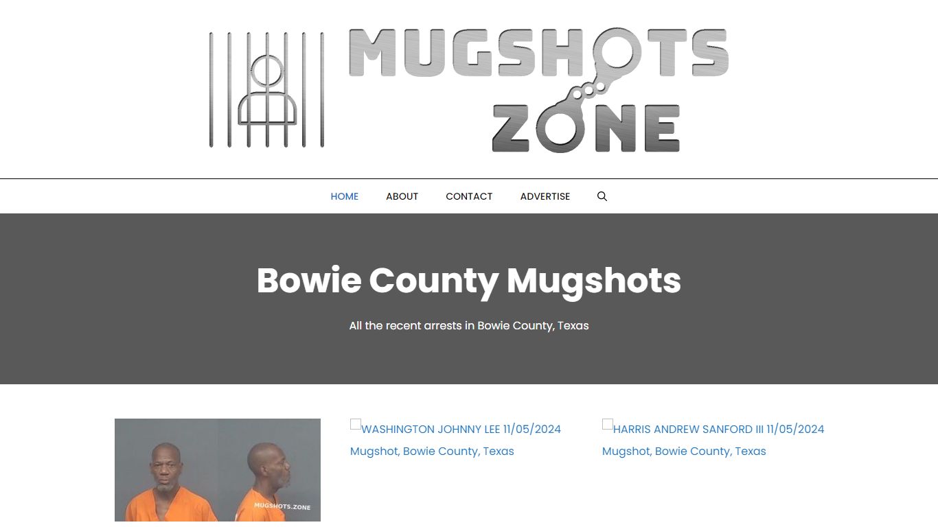 Bowie County Mugshots Zone